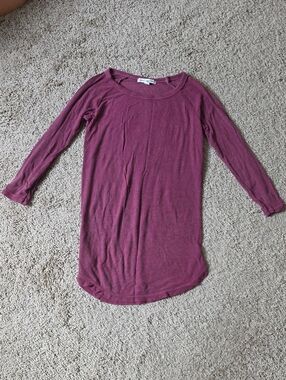 American Eagle Outfitters Purple Ribbed Top